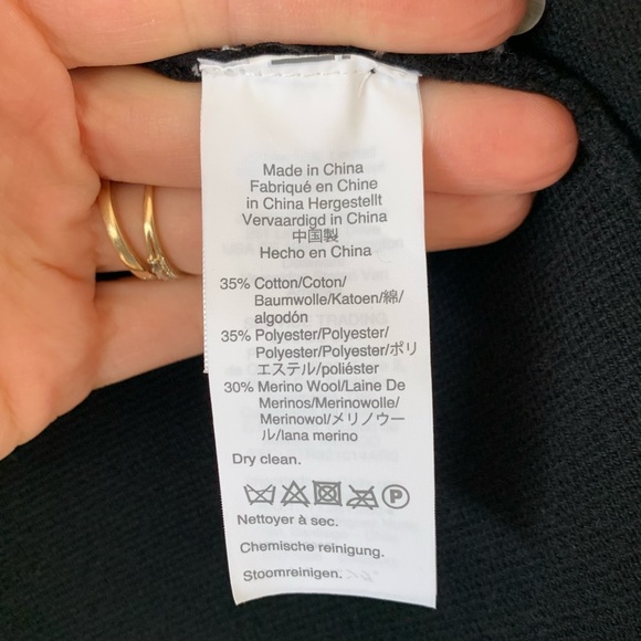 J Crew Sophie Sweater Blazer Black Knit Jacket Open Front Cardigan Size XS - Picture 6 of 8